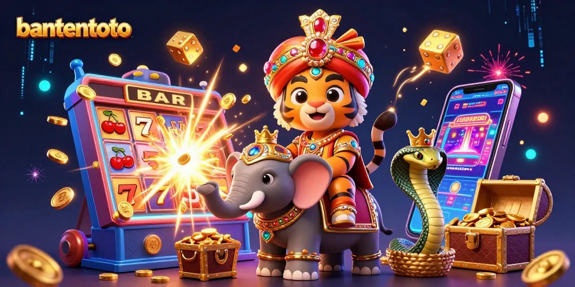Menangkan permainan di bantentoto dengan slot mesin berkilau, petualangan bertema kasino yang menarik.