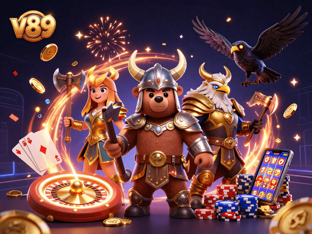 Jelajahi kasino virtual v89 dengan Viking dan elang Valhalla di tengah perayaan!
