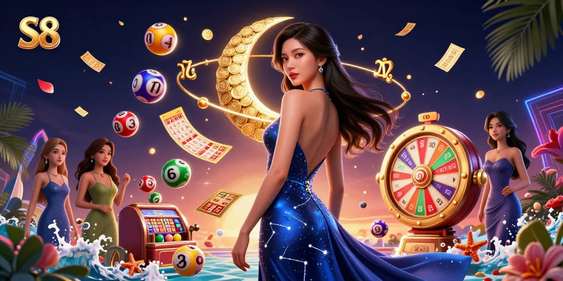 Experience thrilling gameplay at S8's vibrant casino with lively characters and dynamic gaming elements.