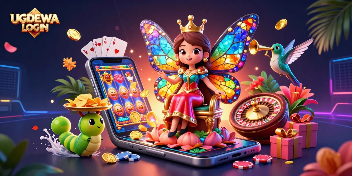 Engage with exciting gaming experiences through UGDEWA LOGIN, showcasing vibrant slot games and dynamic characters.