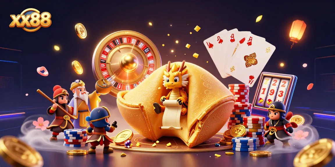 Experience thrilling winnings at xx88 with dynamic casino games featuring golden coins and vibrant elements.