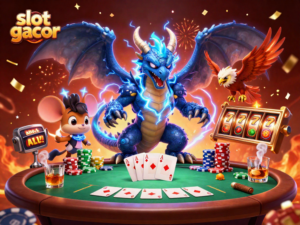 Menangkan slot gacor dengan karakter naga dan burung yang berkepak menghasilkan kemenangan besar!