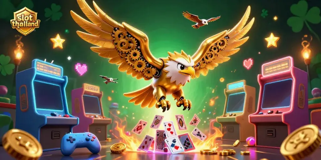 Menggulung uang dalam slot thailand yang menarik dan menawan saat bermain.