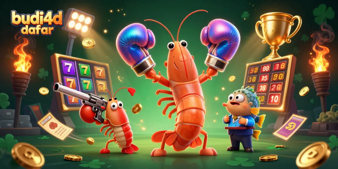 Engage with thrilling budi4d daftar slots featuring vibrant characters and sparkling jackpot elements.
