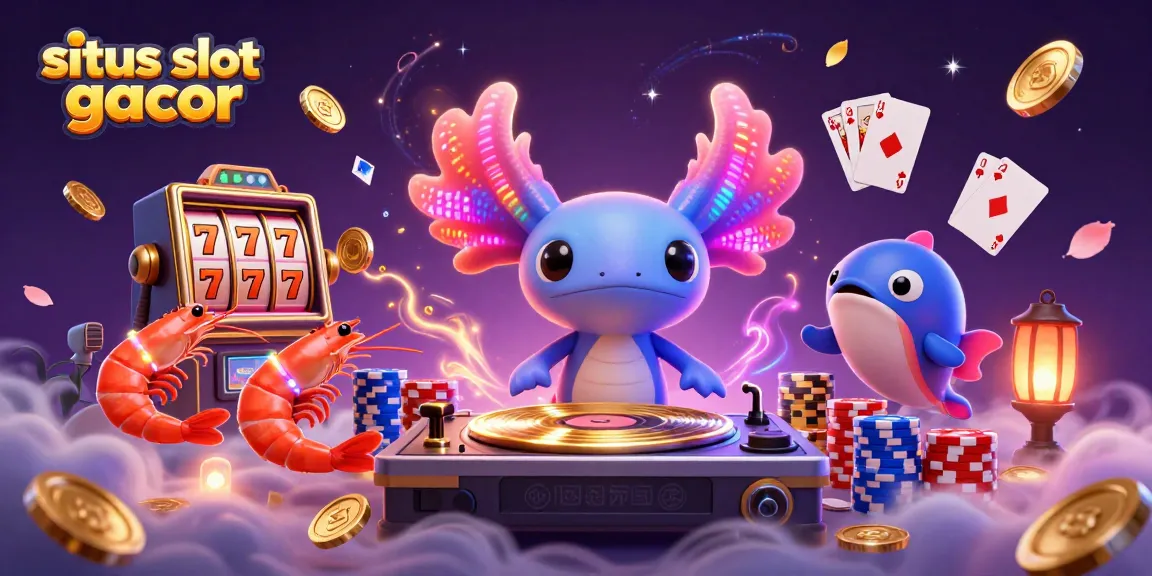 Spin the reels and win with situs slot gacor featured in an ultra-detailed casino scene.