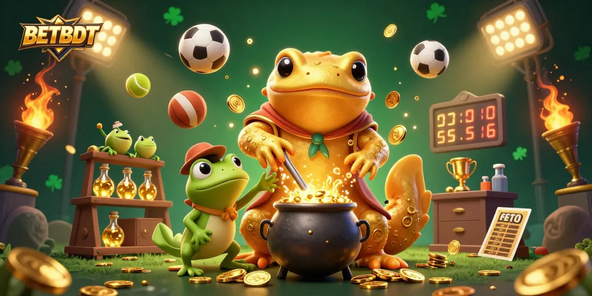 Experience BETBDT's thrilling gameplay with a vibrant illustration of enchanting characters and dynamic sports elements.
