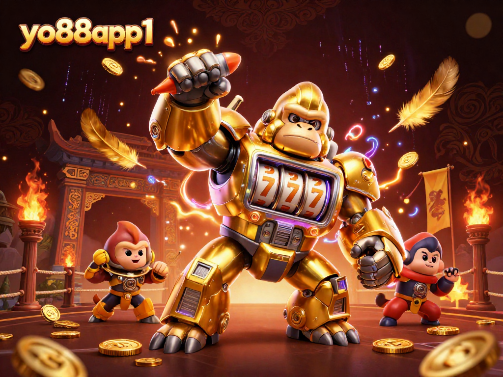 Engage with yo88app1's thrilling casino experience through dynamic 3D visuals.
