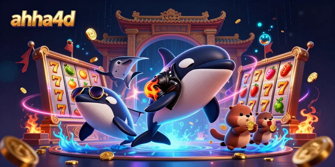 Engage in exciting gameplay with ahha4d at this vibrant casino-themed illustration featuring stunning characters.