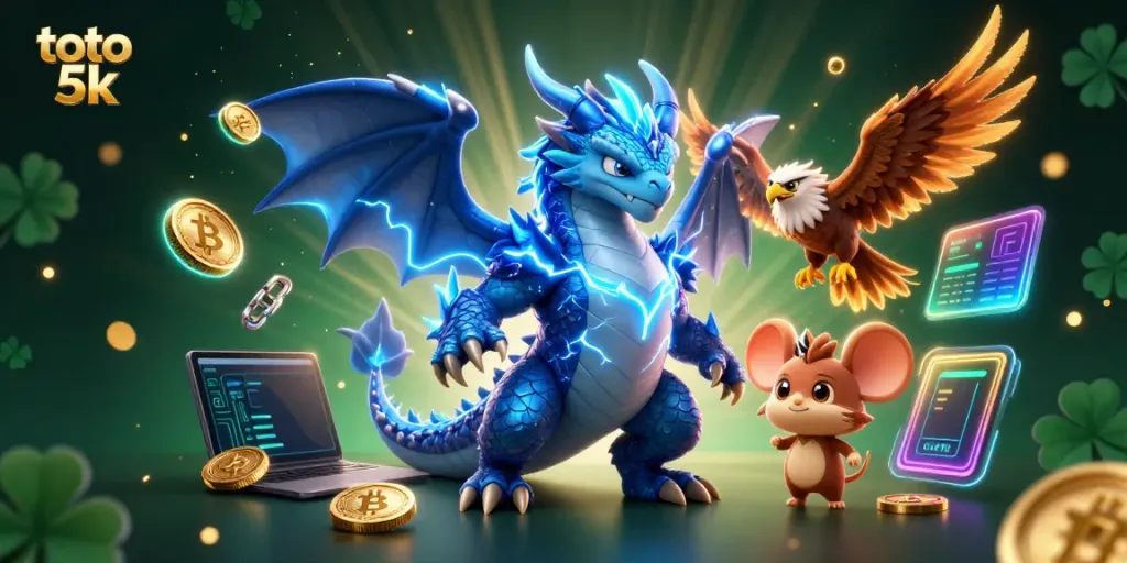 Experience exciting gameplay with toto 5k in an ultra-detailed 3D casino setting featuring dynamic characters.