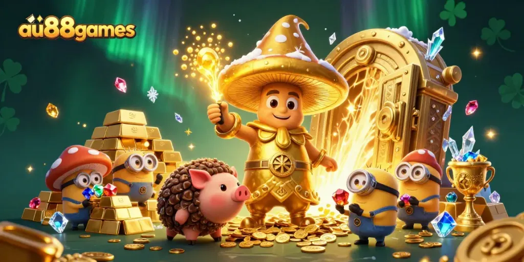 Winning at au88games with golden treasures and casino fun!