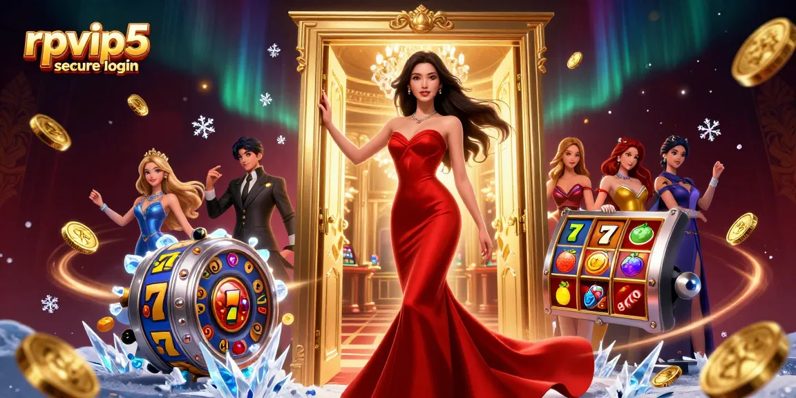 Experience rpvip5 secure login excitement with vibrant slot reels and modern casino elegance
