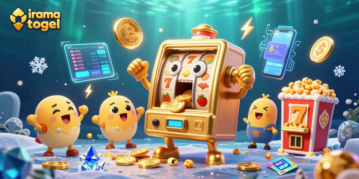 Menyaksikan irama togel dengan mesin slot yang bahagia mengeluarkan koin dan jaringan blockchain memukau.