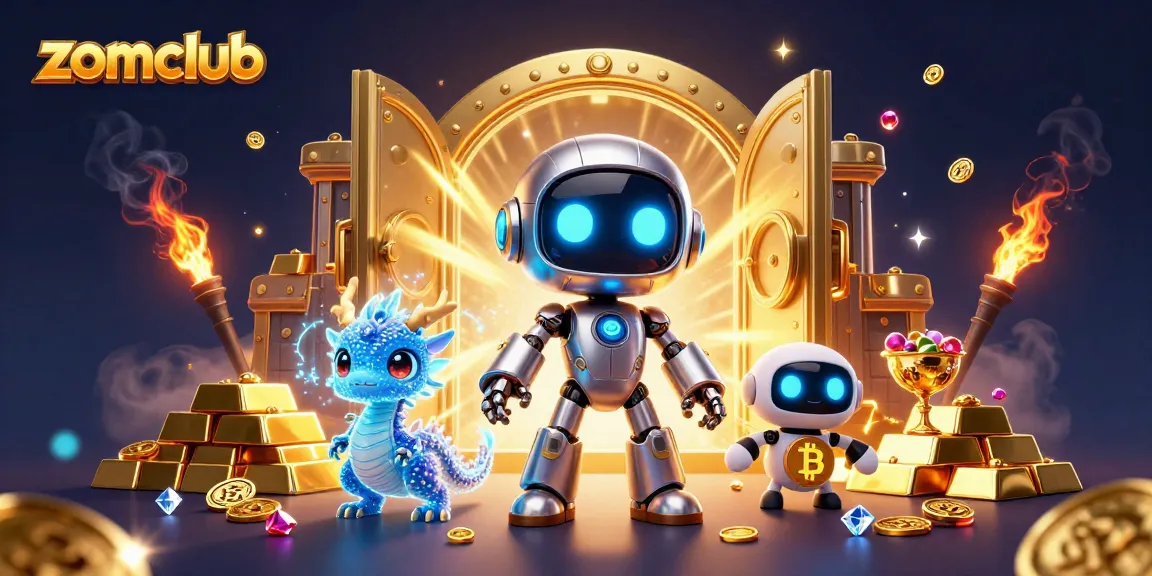 Engage in thrilling gameplay at zomclub with vibrant characters and glittering riches.