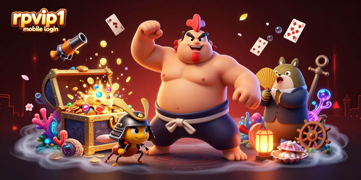 Experience the excitement of rpvip1 mobile login with an epic casino scene featuring dynamic characters and elements.