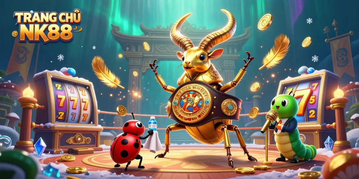 Engage at TRANG CHỦ NK88 with an electrifying 3D illustration featuring dynamic gambling elements.