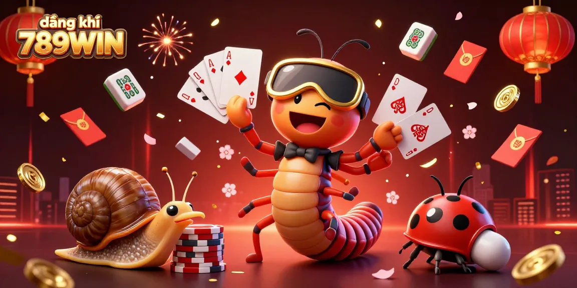 Experience the thrill of đăng ký 789WIN with a dynamic 3D casino scene featuring unique characters and elements.