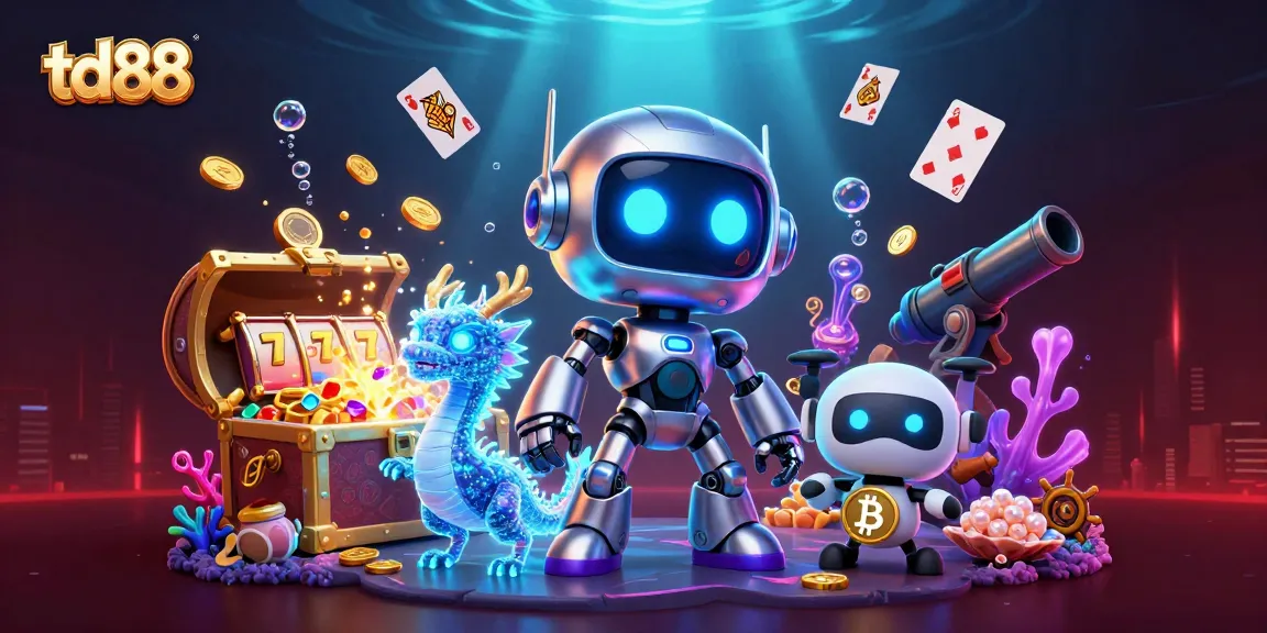 Experience exciting gameplay with td88 featuring dynamic casino scenes full of vibrant characters and treasures.