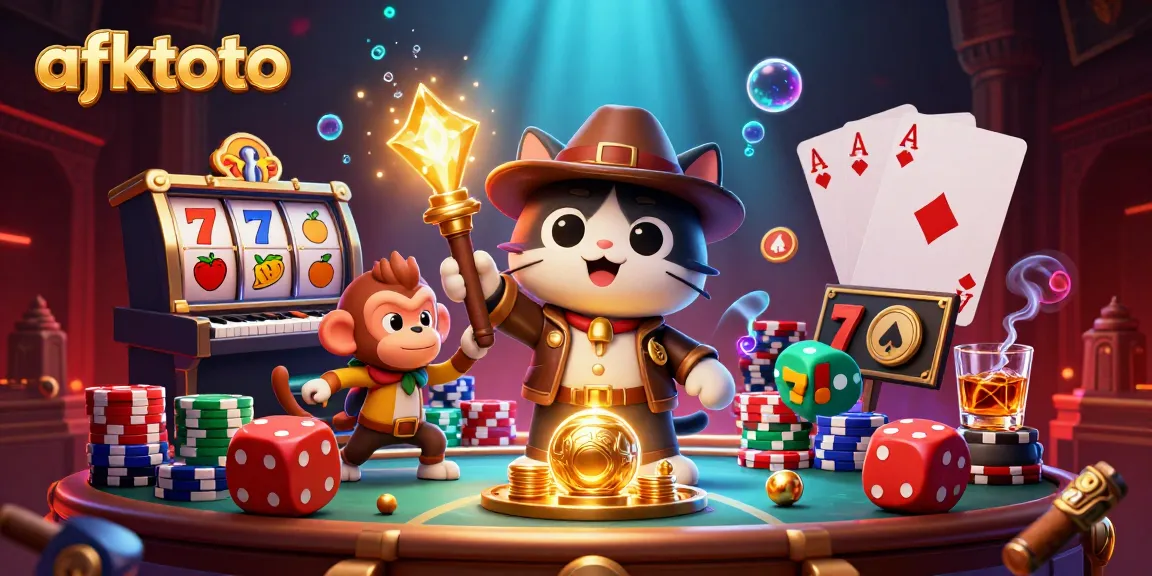 Experience the thrilling action of afktoto with this dynamic casino discovery illustration.