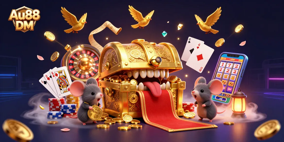 Unlock big wins at Au88 DM with exquisite gaming treasures, vibrant elements, and thrilling casino action.