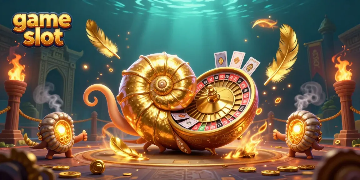 Permainan slot mengasyikkan dengan nautilus raksasa di kasino yang penuh hiasan