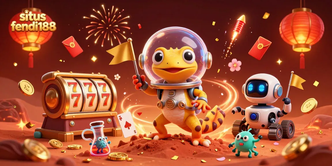 Play games at situs fendi188 with exciting slot reels, colorful decor, and alien celebrations.
