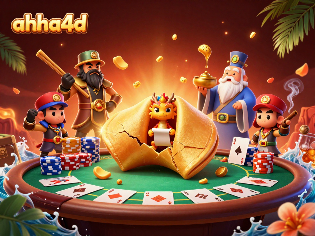 Menghadirkan ahha4d, para pemenang poker bersiap dengan chip dan kartu dalam suasana megah
