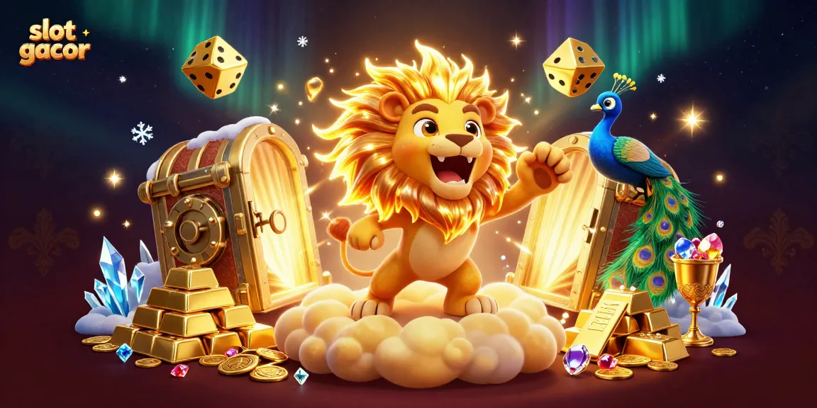 Menampilkan slot gacor dengan fitur-fitur mengesankan, termasuk tambahan simbol spasi dan koin emas yang berkilau.