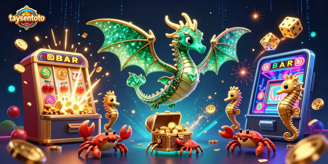 Memenangkan jackpot di taysentoto dengan ilustrasi kasino yang menakjubkan dan detail penuh warna.