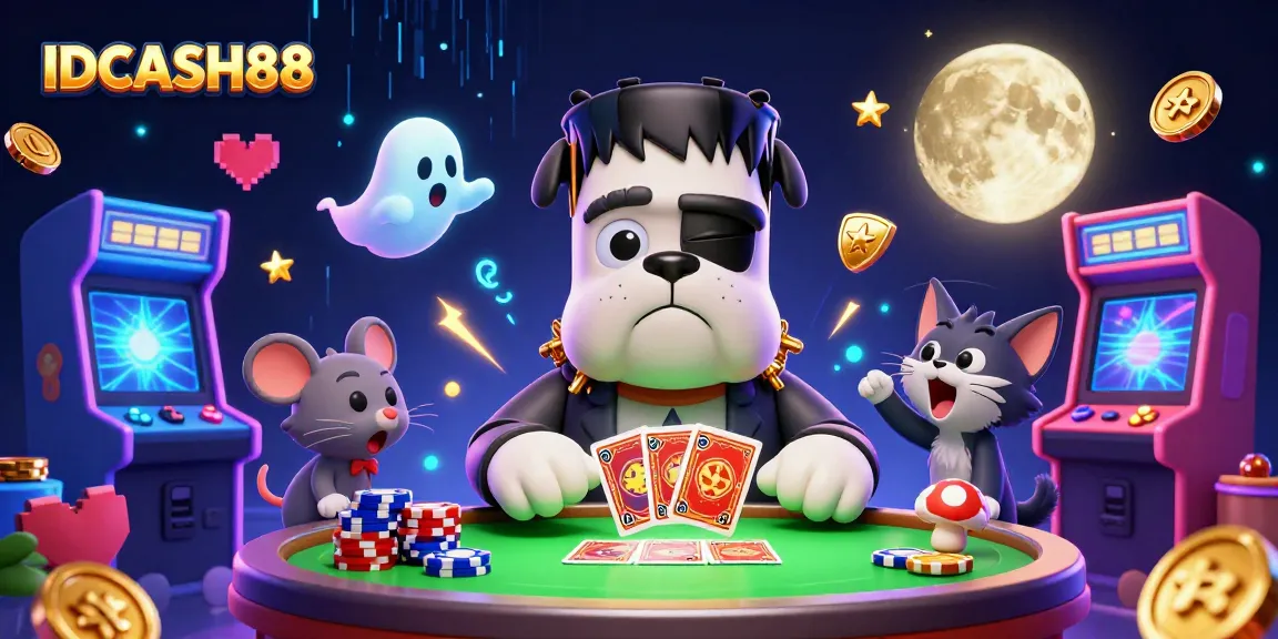 Experience thrilling gameplay at IDCASH88 with captivating characters and vibrant casino elements.
