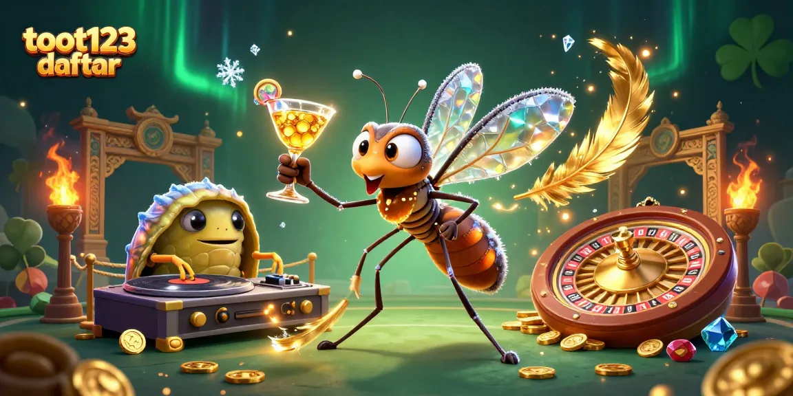 Join the fun with toot123 daftar in an exciting casino escape featuring vibrant characters and dynamic gaming elements.