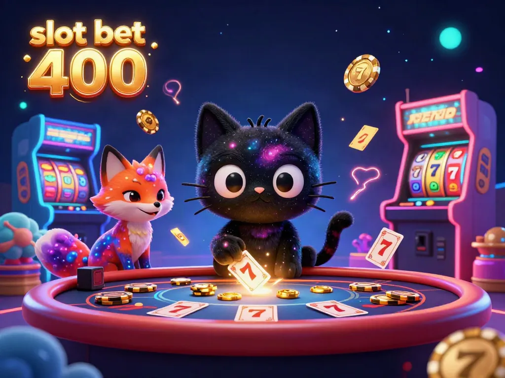 Menggoda peluang menang dengan slot bet 400 dalam ilustrasi kasino luar angkasa yang menakjubkan.