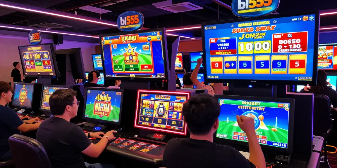 Exciting online gambling environment featuring bl555 com's vibrant gaming interface with players enjoying various games.
