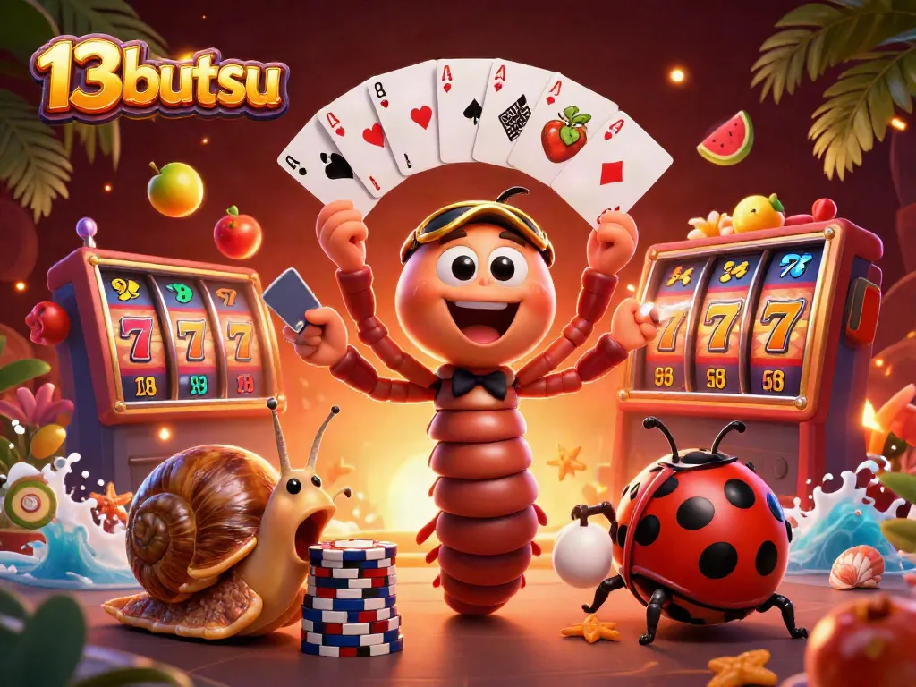Spin the reels with 13butsu in an exciting slot adventure featuring unique characters and vibrant visuals.