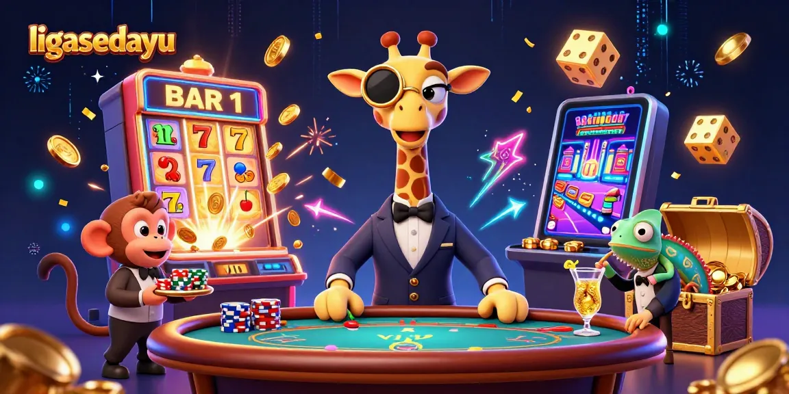 Permainan seru di ligasedayu dengan jerapah dan bartender, jackpot menyerbu di kasino
