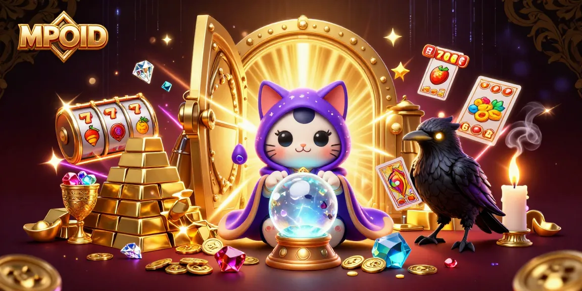 Experience the magic of MPOID through enchanting gaming with vibrant characters and thrilling casino elements.