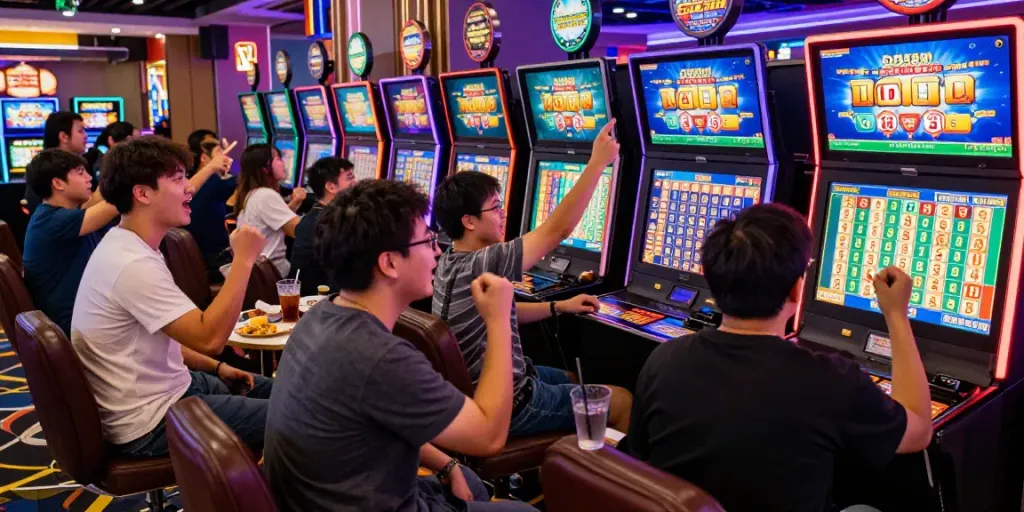Hasil Toto Macau 4D ditampilkan secara langsung di pusat permainan, menambah semarak suasana.