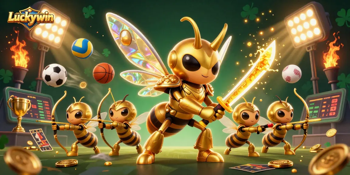 Engage in thrilling gameplay at Luckywin with dynamic sports action and vivid cartoon characters.