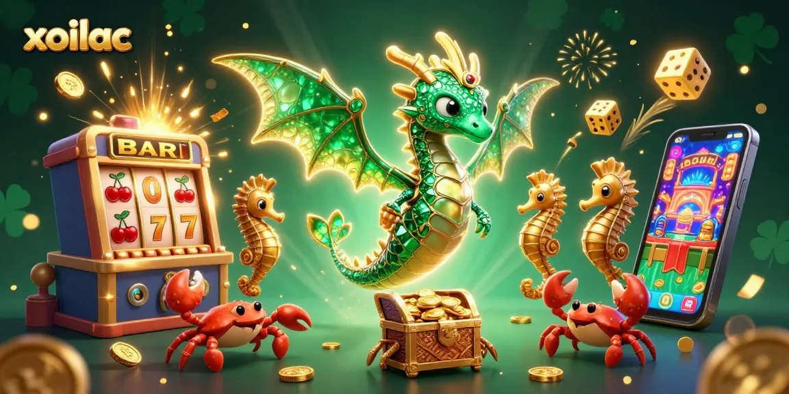 Bet on xoilac with immersive 3D rendering of casino-themed illustrations, capturing excitement and fun.