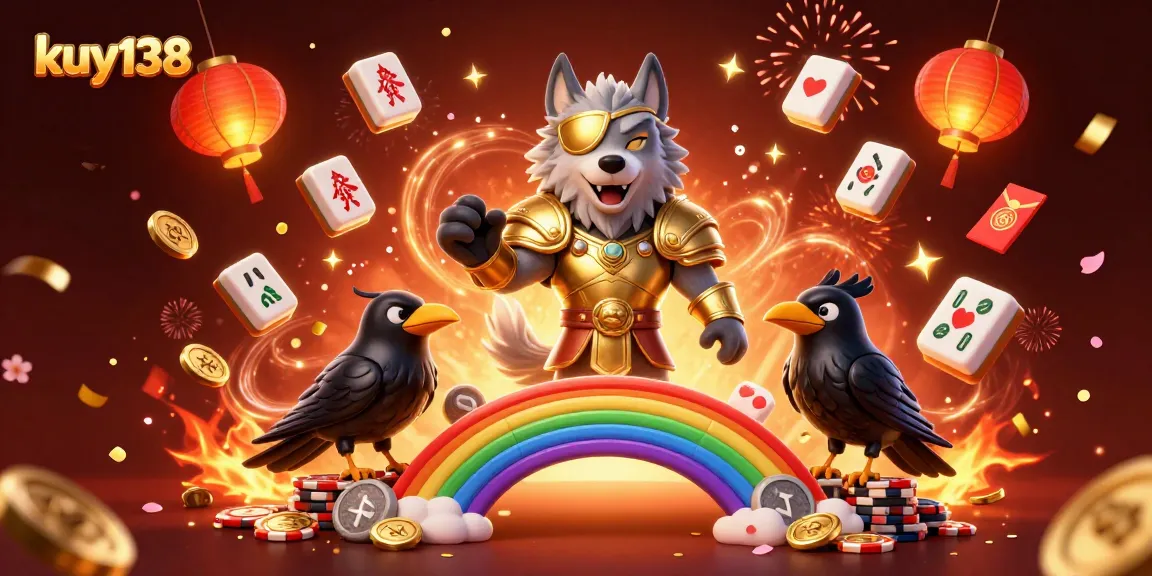 Memenangkan permainan di kuy138 dengan Odin dan burung gagak dalam atmosfer meriah