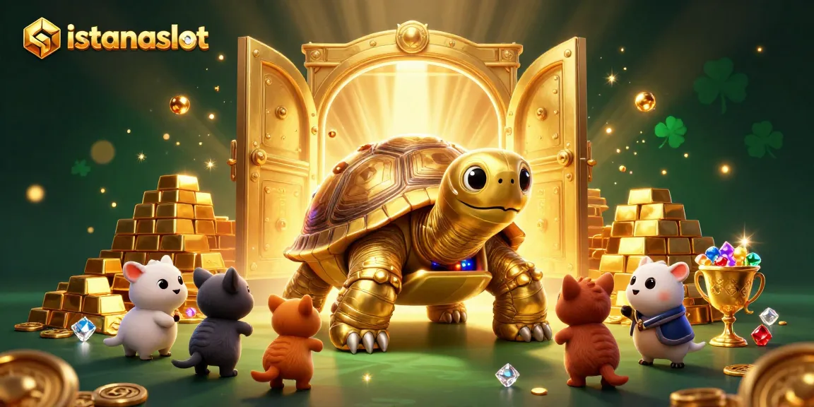 Play your luck at istanaslot with exciting golden turtles and treasure-filled scenes.