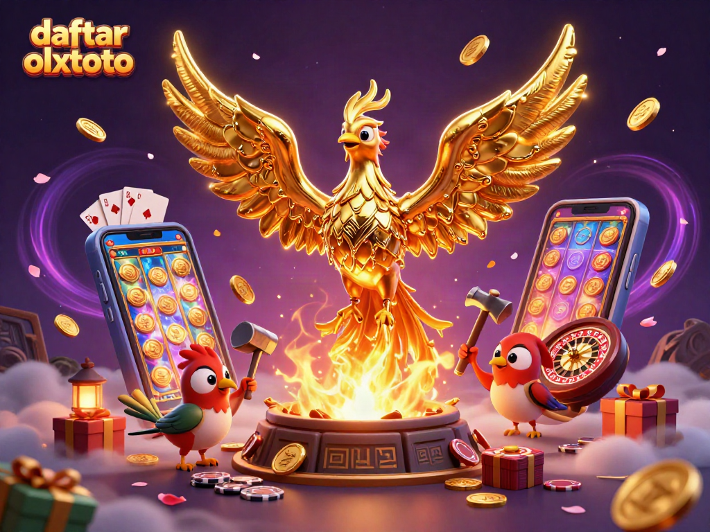 Daftar olxtoto untuk memenangkan slot online dengan pelangi koin emas dan permainan seru.
