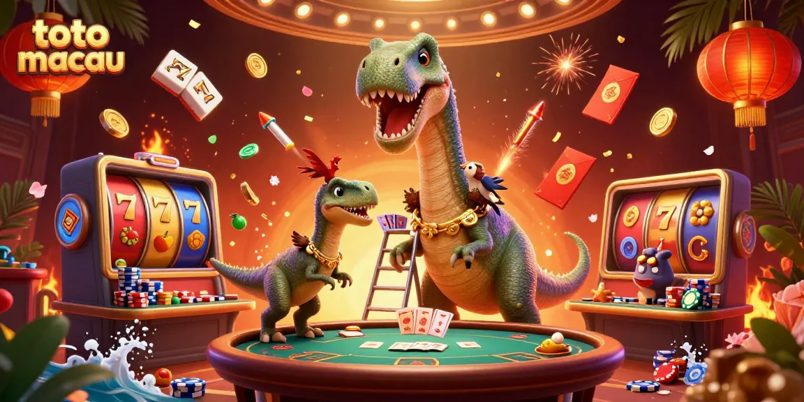Menang di toto macau dengan ilustrasi kasino 3D yang memikat dan permainan menarik.