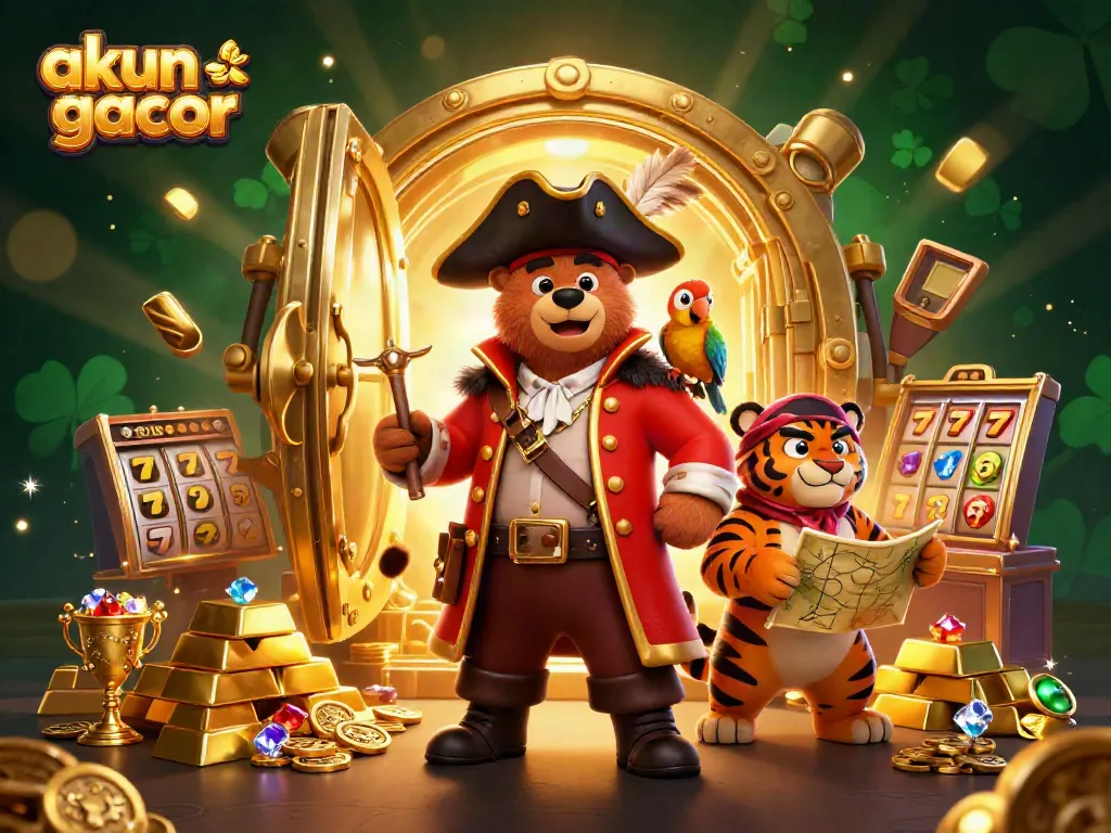 Menangkan akun slot gacor Anda dengan gambar istimewa penuh harta karun dan petualangan.