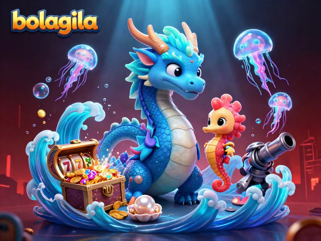 Engage with bolagila features through a striking underwater casino scene with vibrant characters.