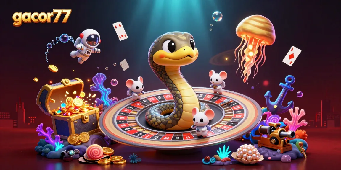 Pengalaman bermain gacor77 dengan karakter kartun 3D di dunia kasino.