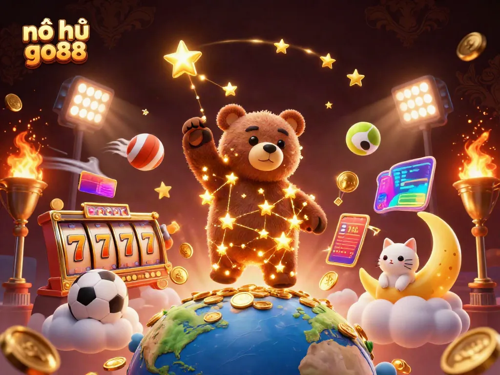 Nổ hũ go88 showcases a spectacular jackpot experience with vibrant characters and captivating elements.