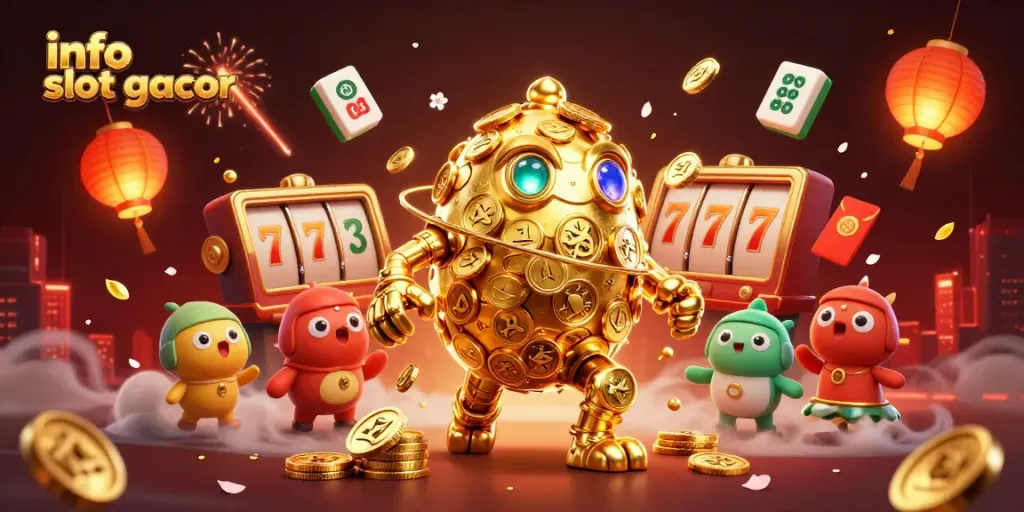 Spin the reels of the info slot gacor with illuminating lucky symbols and vibrant casino elements.