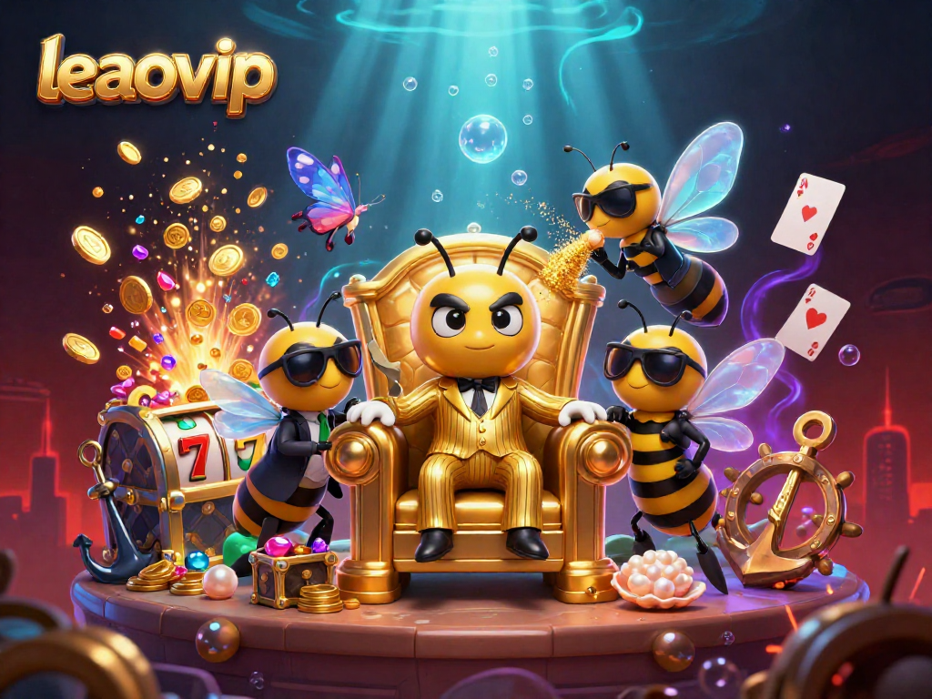 Permainan slot cepat di leaovip dengan figur ratu lebah dan jaminan jackpot berkilauan.