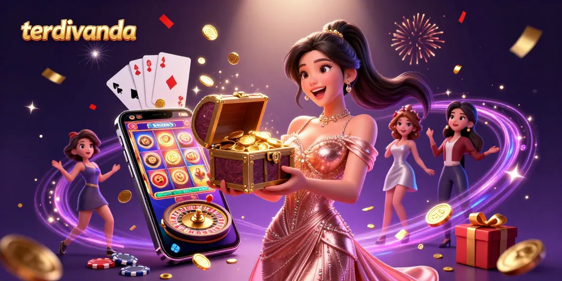 Experience the thrill of terdivanda as golden treasures unfold with a glamorous dealer in a spectacular casino scene.