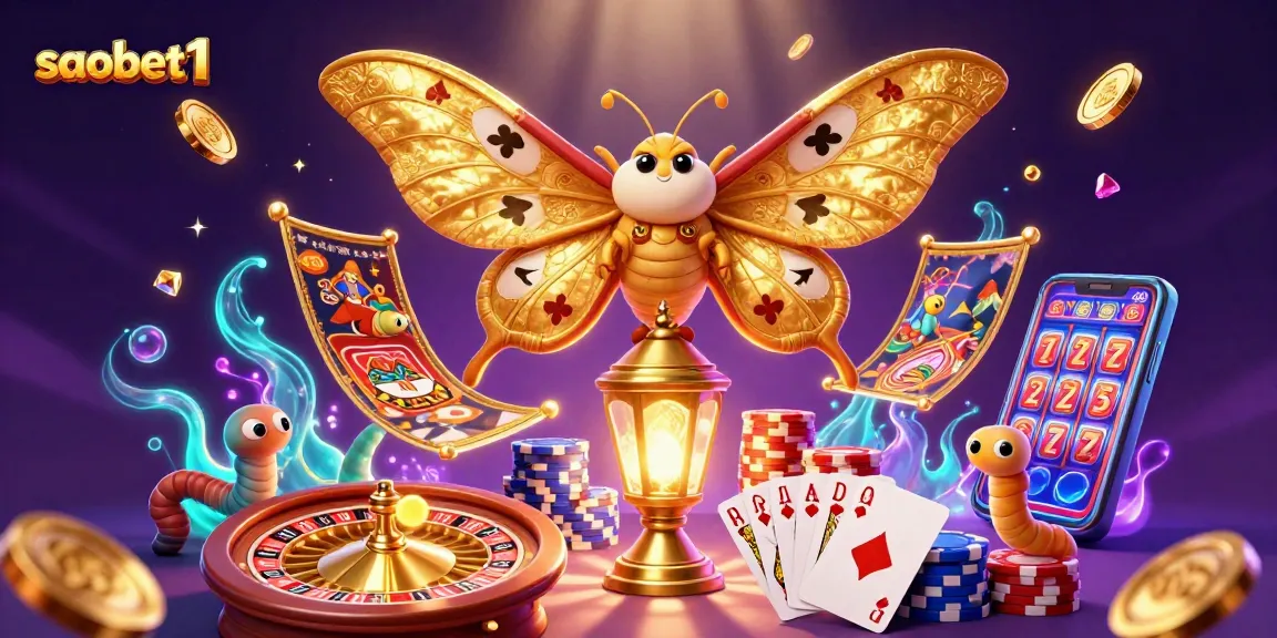 Experience winning strategies with saobet1 in this vibrant 3D casino scene filled with exciting elements.